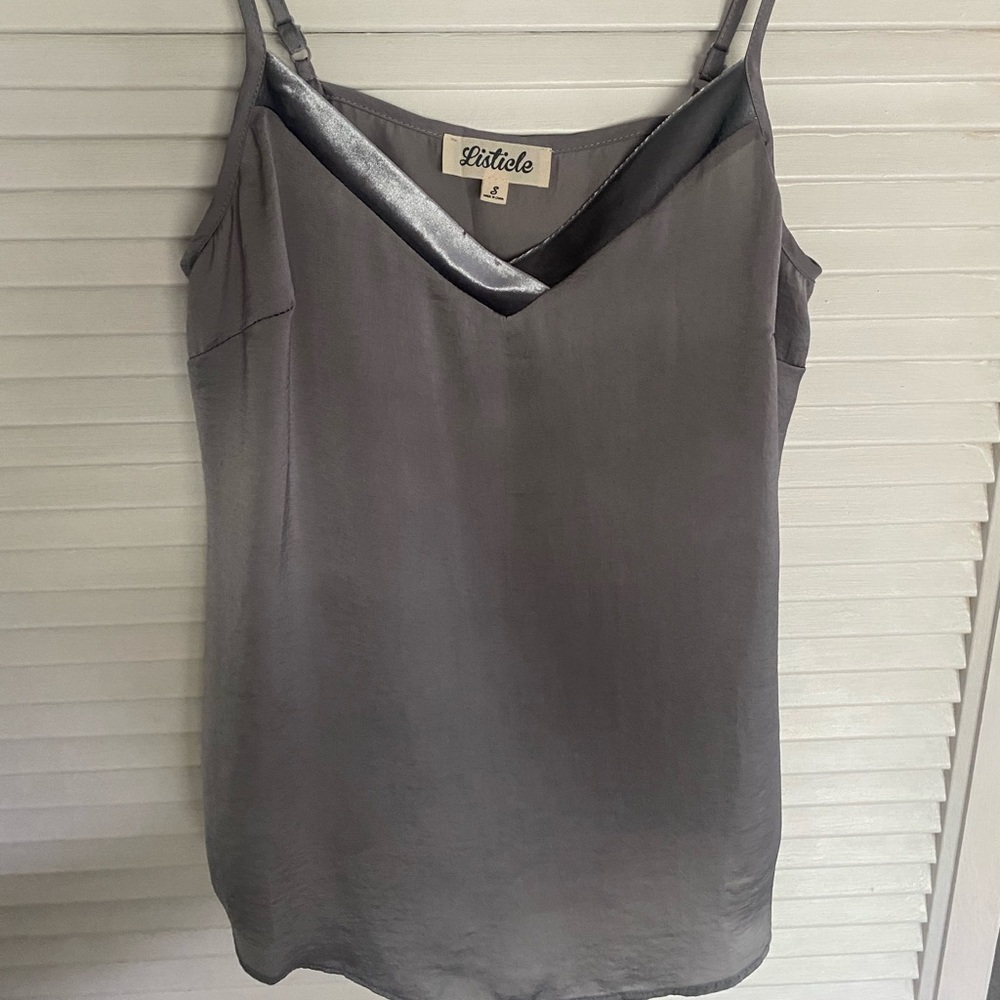 Grey cami tank